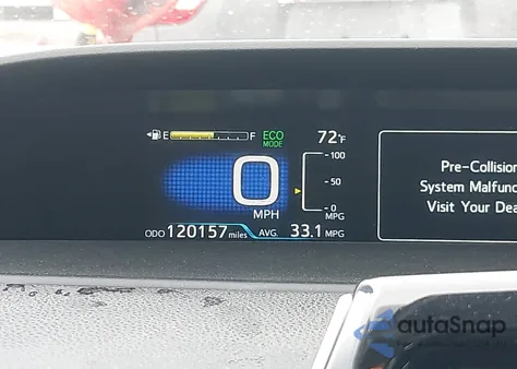 2017 Toyota Prius Two from USA, damaged, VIN JTDKBRFU2H3054248